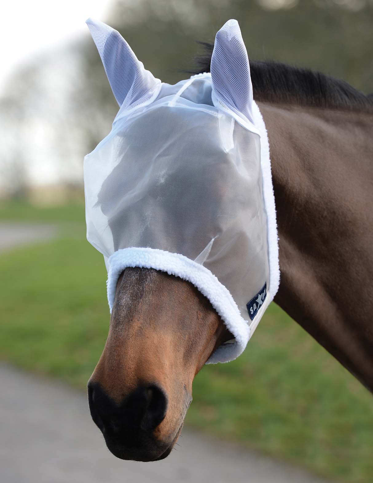 Saxon Horse Fly Mask with Ears