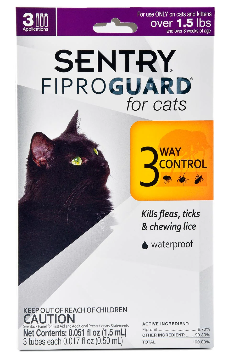 Sentry FiproGuard Flea & Tick Topical for Cats