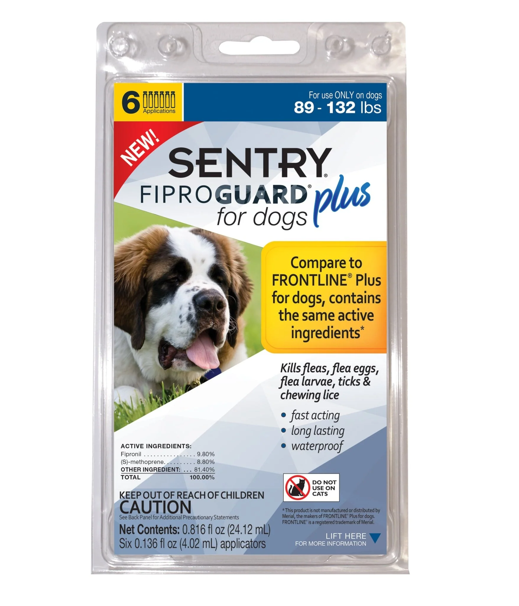 SENTRY Fiproguard Plus Topical Flea & Tick Prevention for Dogs - Image 8