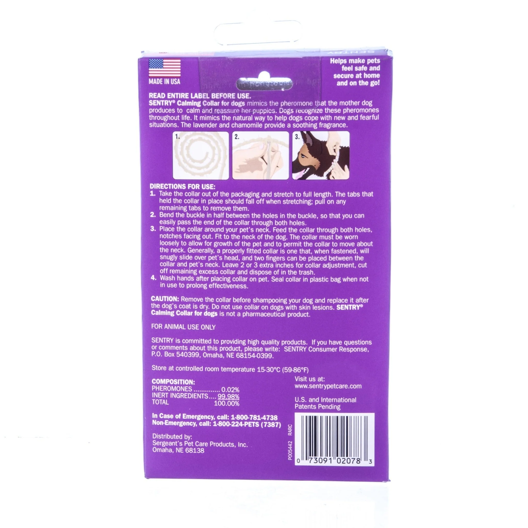 SENTRY Calming Collars for Dogs, 3 Pack - Image 6