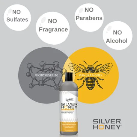 Silver Honey Rapid Skin Relief Medicated Shampoo - Image 7