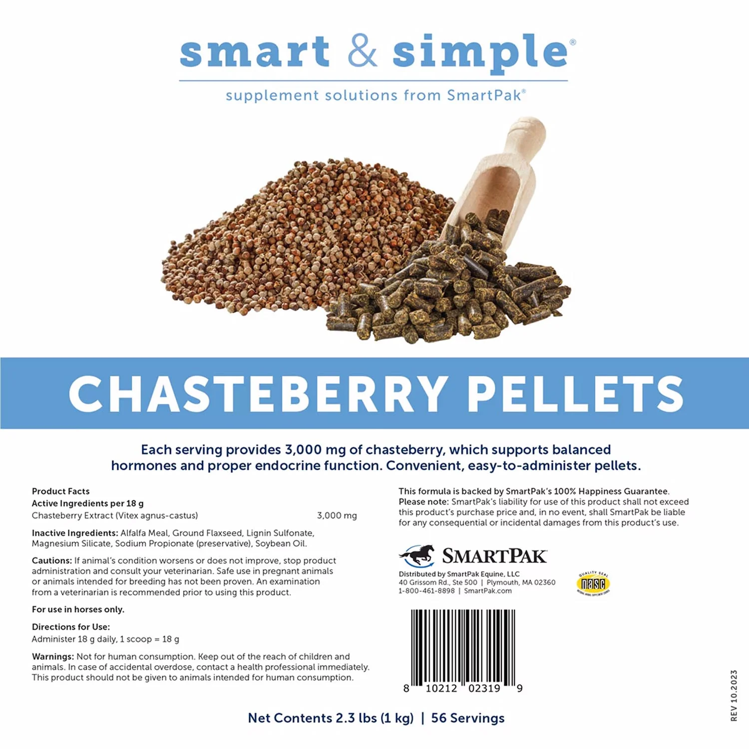 SmartEquine Smart & Simple Chasteberry Pellets - Image 7