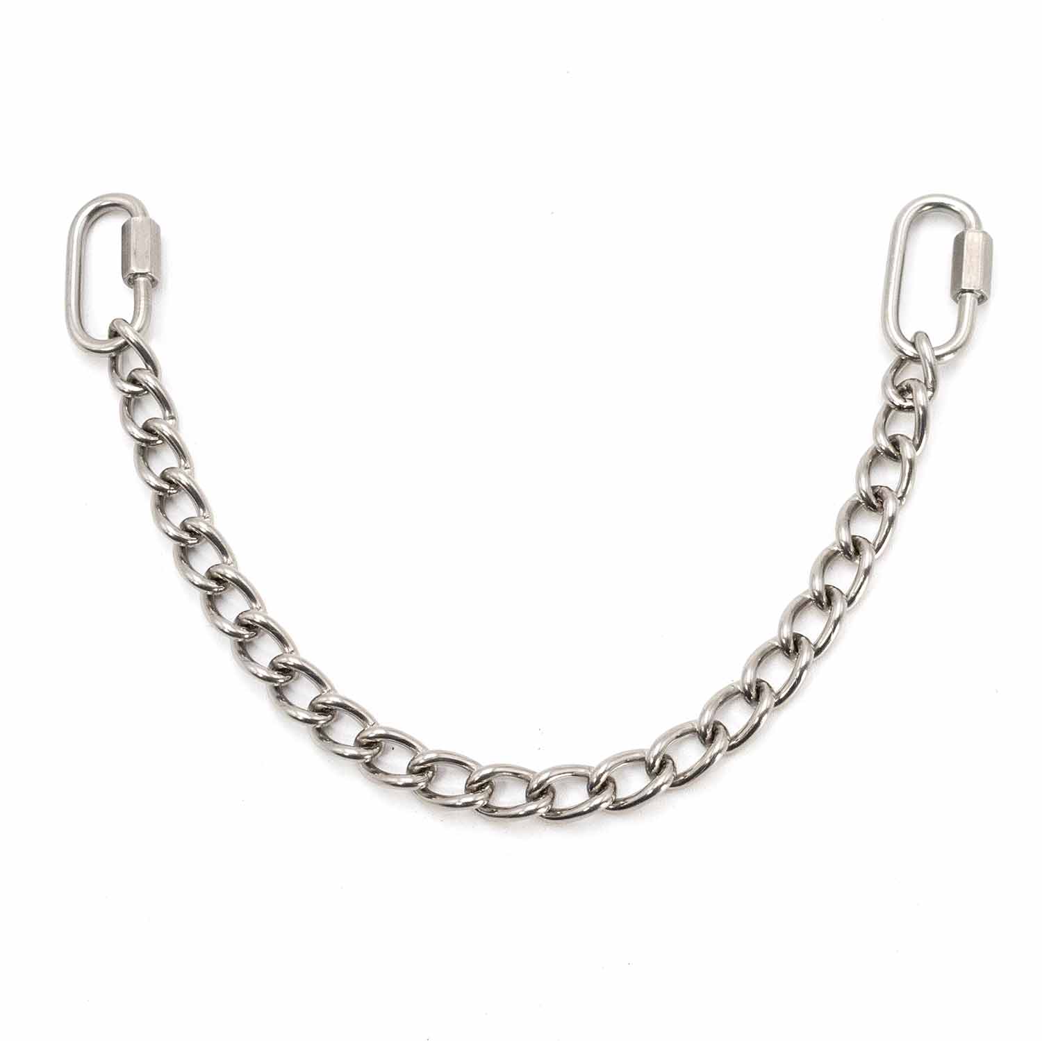 Jeffers Stainless Steel Curb Chain with Quick Links