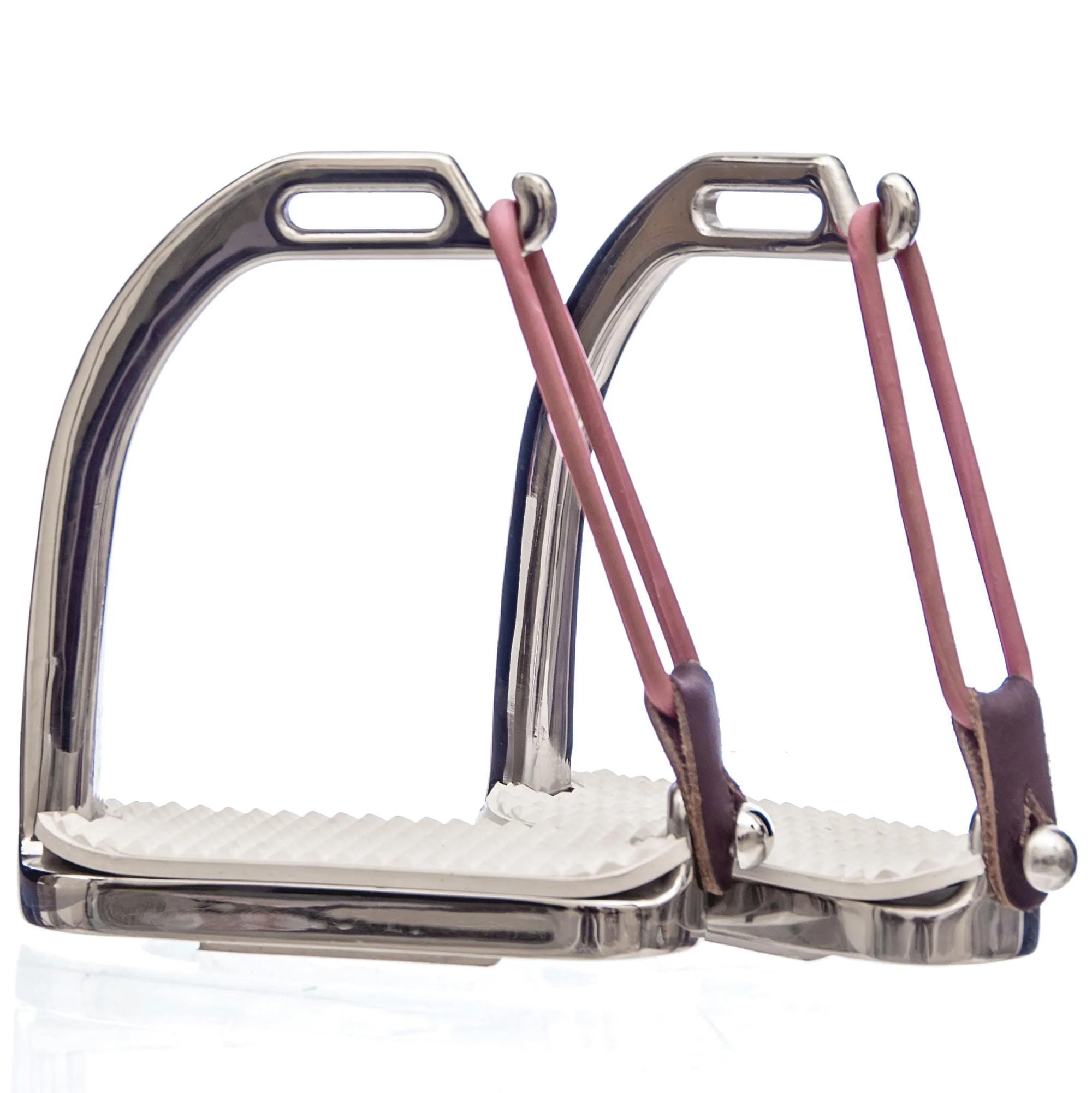 Stainless Steel Peacock Stirrups, Pair - Image 4