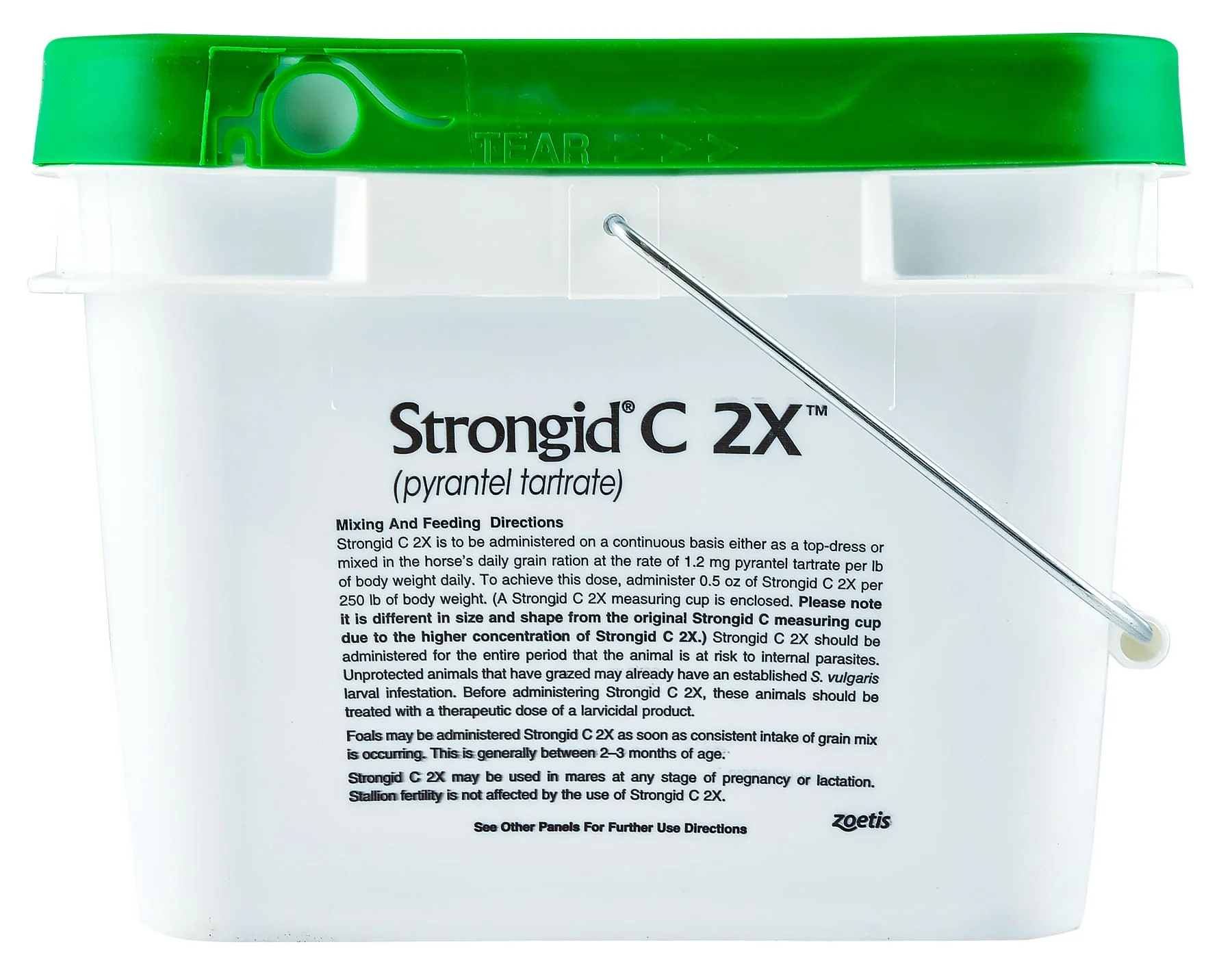 Strongid C 2X Daily Feed Equine Dewormer Pellets - Image 4