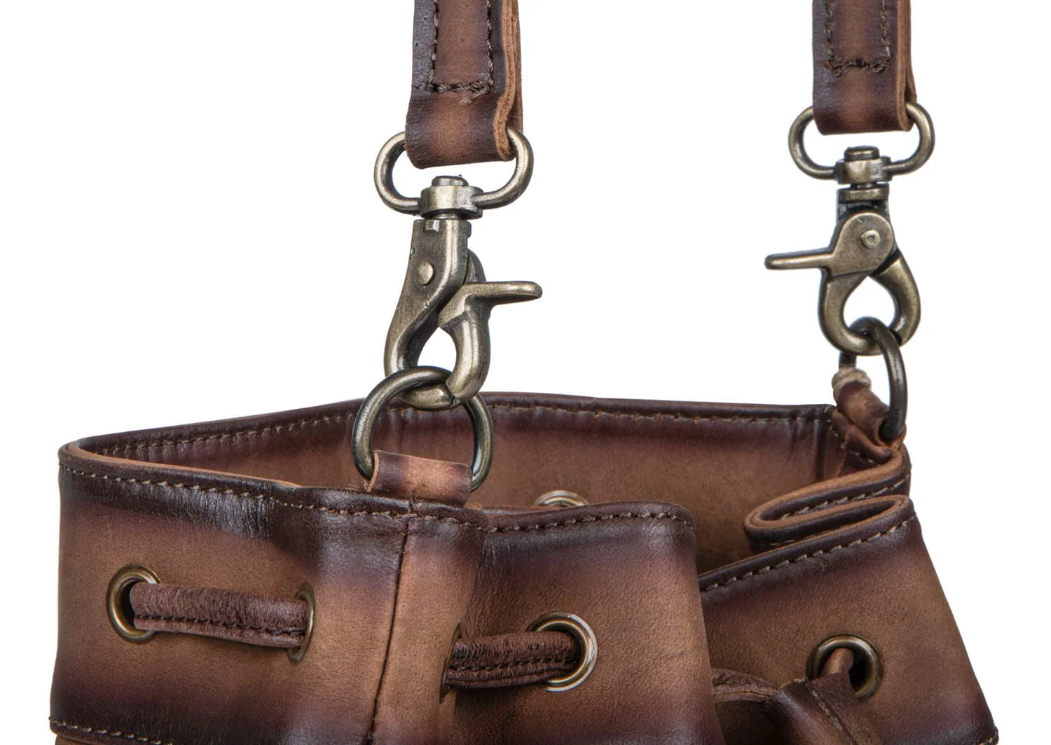 STS Cowhide Bucket Bag - Image 4
