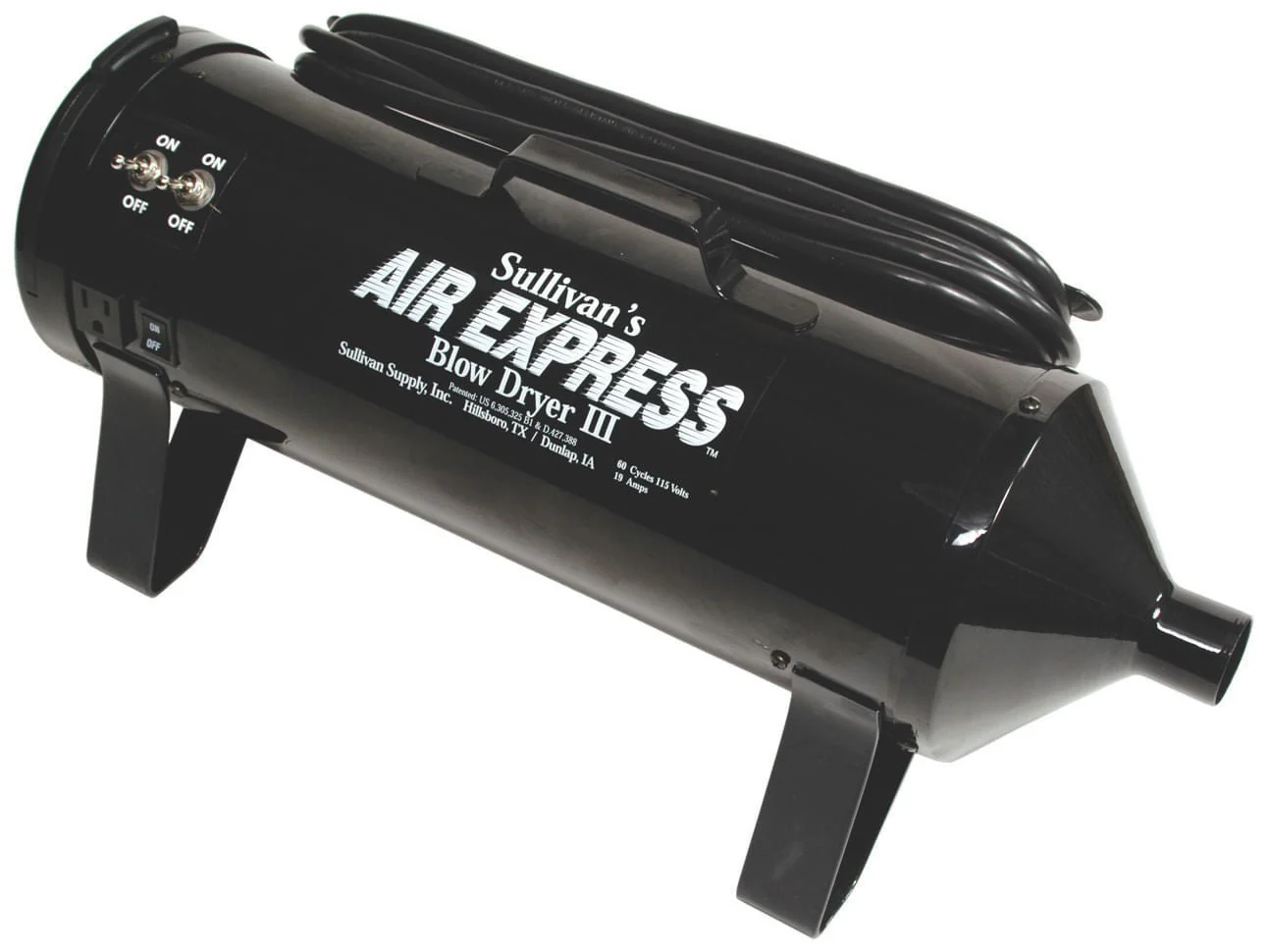 Sullivan's Air Express III – High-Powered Dual Motor Pet & Livestock Blow Dryer with Heat Booster