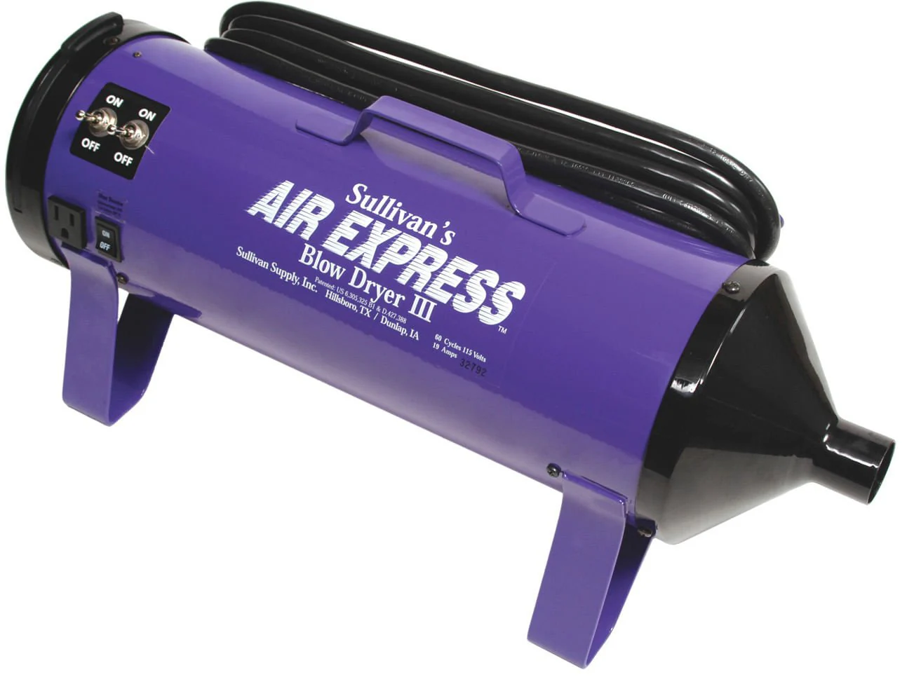 Sullivan's Air Express III – High-Powered Dual Motor Pet & Livestock Blow Dryer with Heat Booster - Image 4