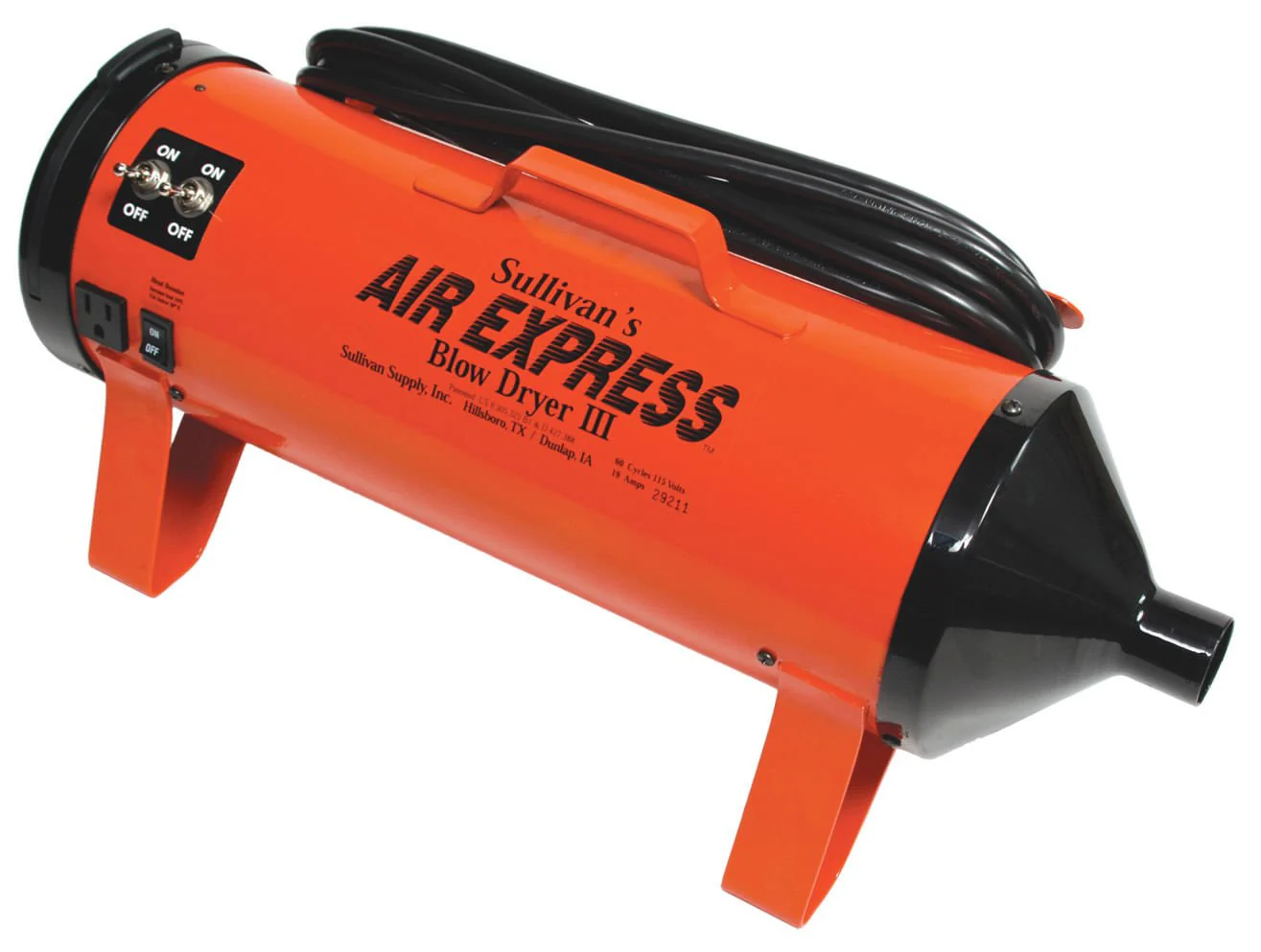Sullivan's Air Express III – High-Powered Dual Motor Pet & Livestock Blow Dryer with Heat Booster - Image 6
