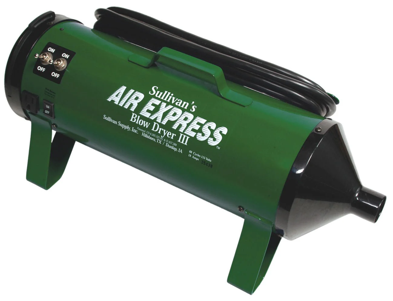 Sullivan's Air Express III – High-Powered Dual Motor Pet & Livestock Blow Dryer with Heat Booster - Image 7