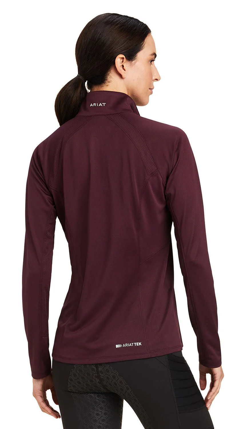 Ariat Womens Sunstopper 2.0 1/4 Zip Long Sleeve Baselayer - Image 11