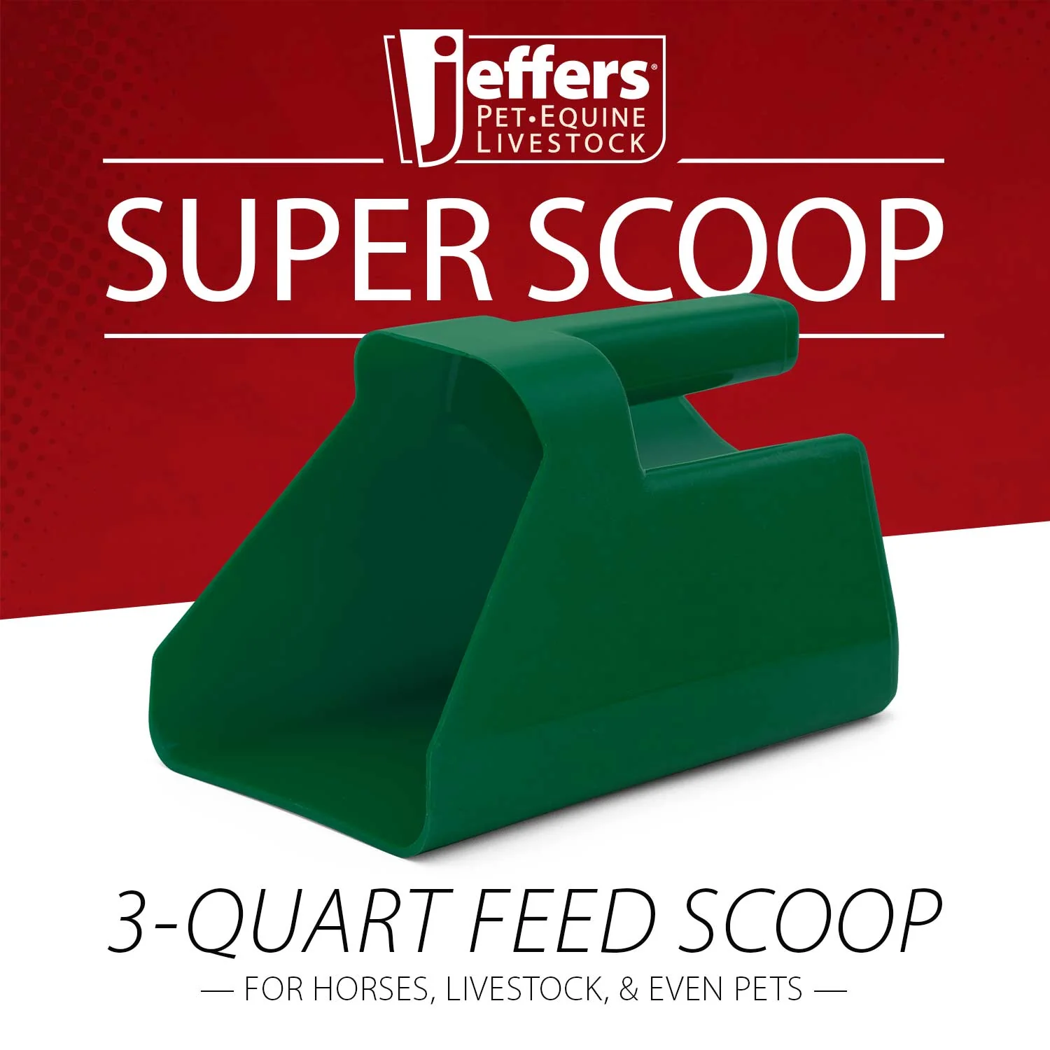 Jeffers 3 Quart Super Scoop for Grain or Feed - Image 13