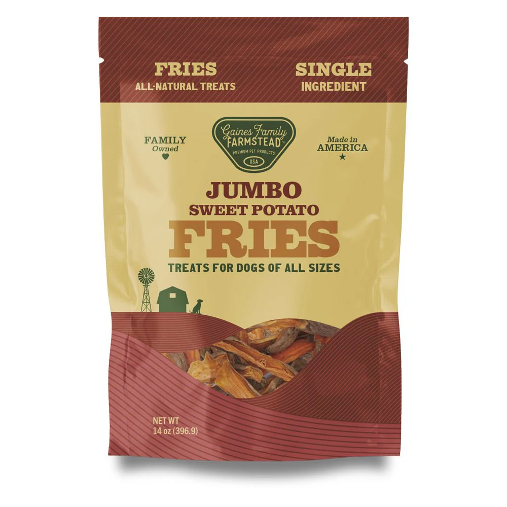 All Natural Sweet Potato Fries for Dogs – Single Ingredient, Made in USA Treats - Image 11