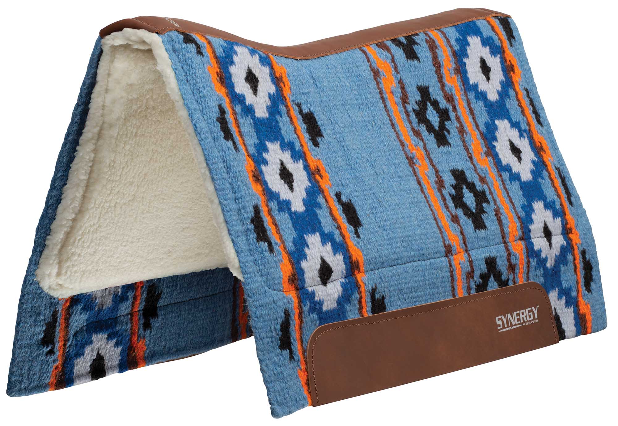 Synergy Contoured Performance Saddle Pad, Merino Fleece Lined, 33" x 38", Odyssey