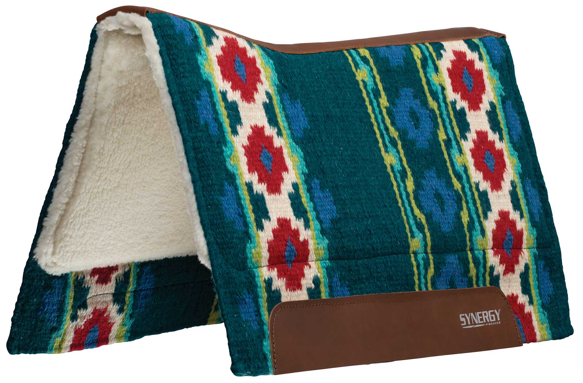 Synergy Contoured Performance Saddle Pad, Merino Fleece Lined, 33" x 38", Odyssey - Image 2