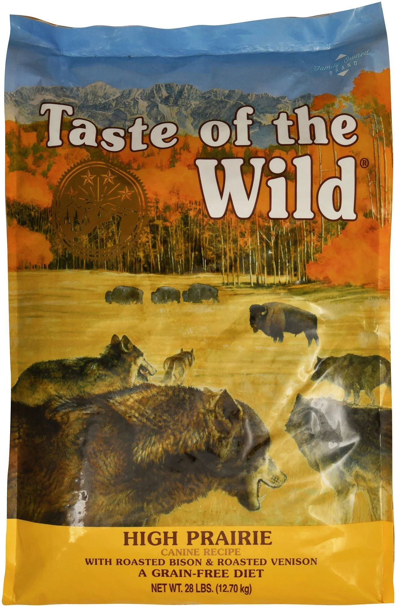 Taste of the Wild High Prairie Grain Free Dry Dog Food with Roasted Bison & Roasted Venison