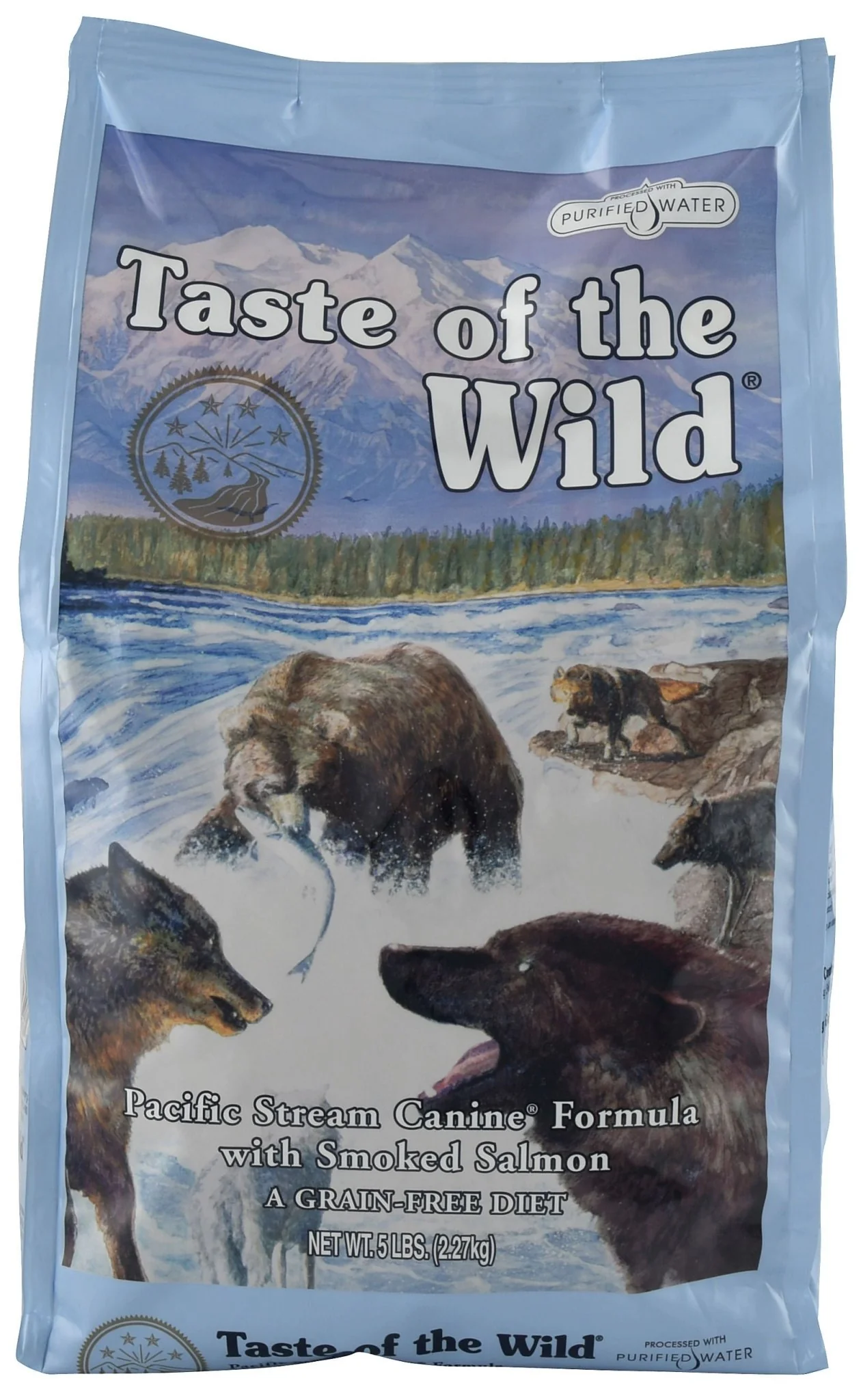 Taste of the Wild Pacific Stream Smoke Flavored Salmon Grain Free Dry Dog Food