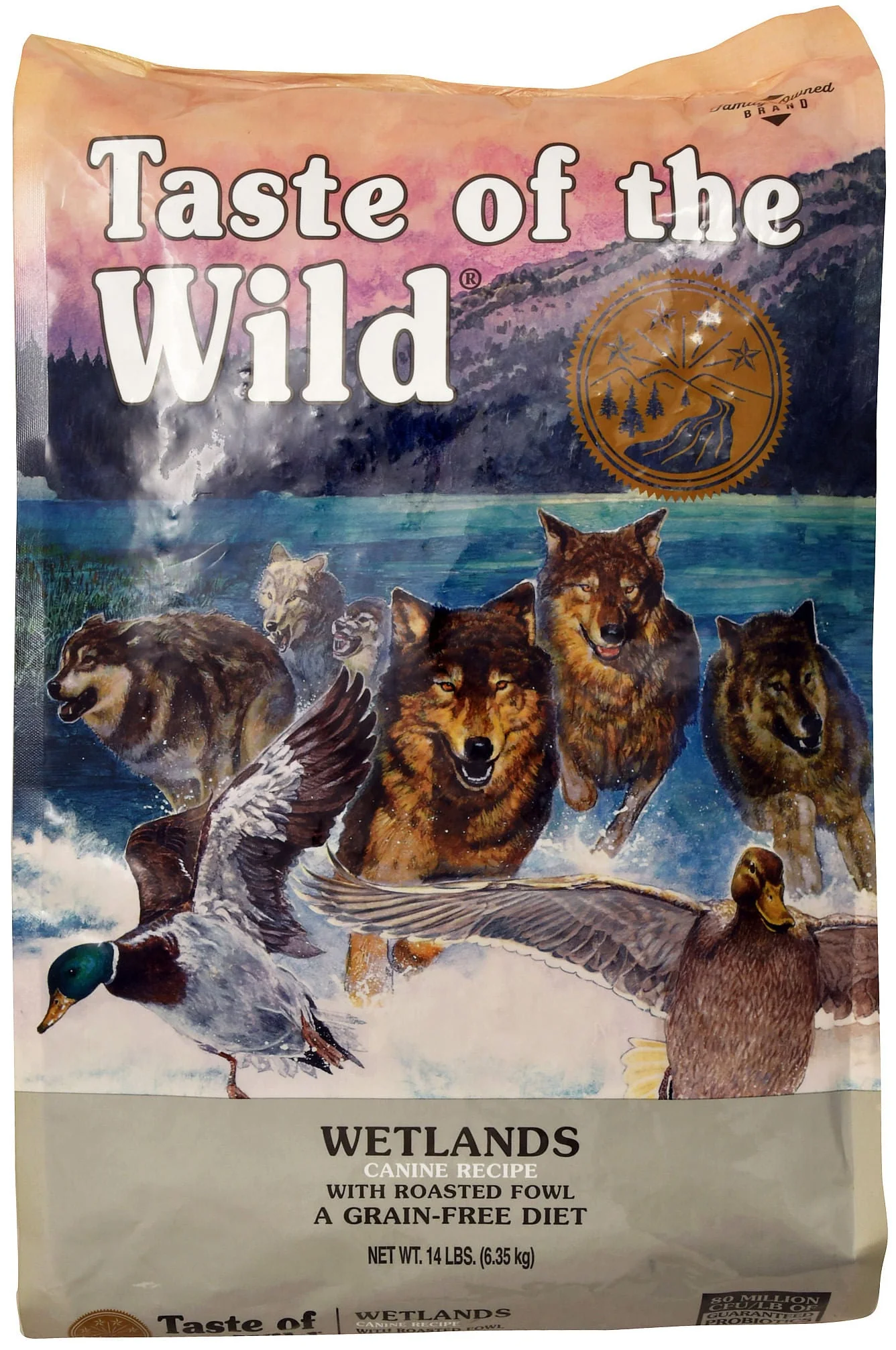 Taste of the Wild Wetlands Roasted Fowl Grain Free Dry Dog Food, 14 lb