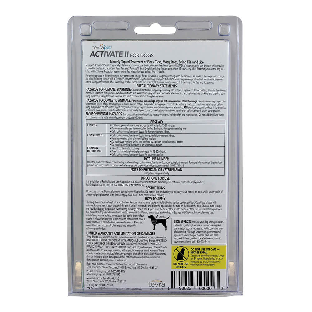 TevraPet Activate II for Dogs, 4 Month Supply - Image 6