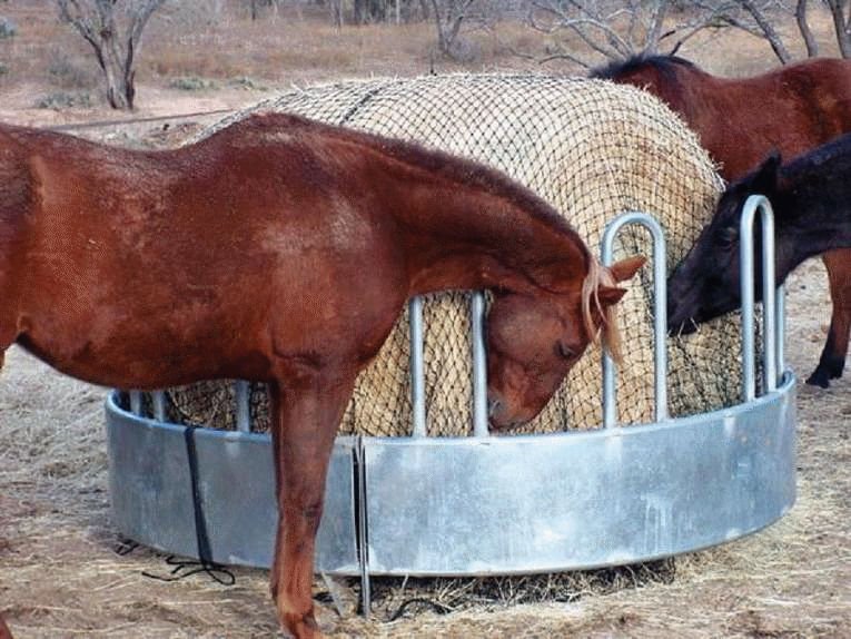 Texas Round Bale Hay Net, 1.75" Holes