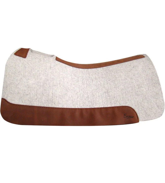 "The Roper" 5 Star Contoured Wool Saddle Pad for Horses
