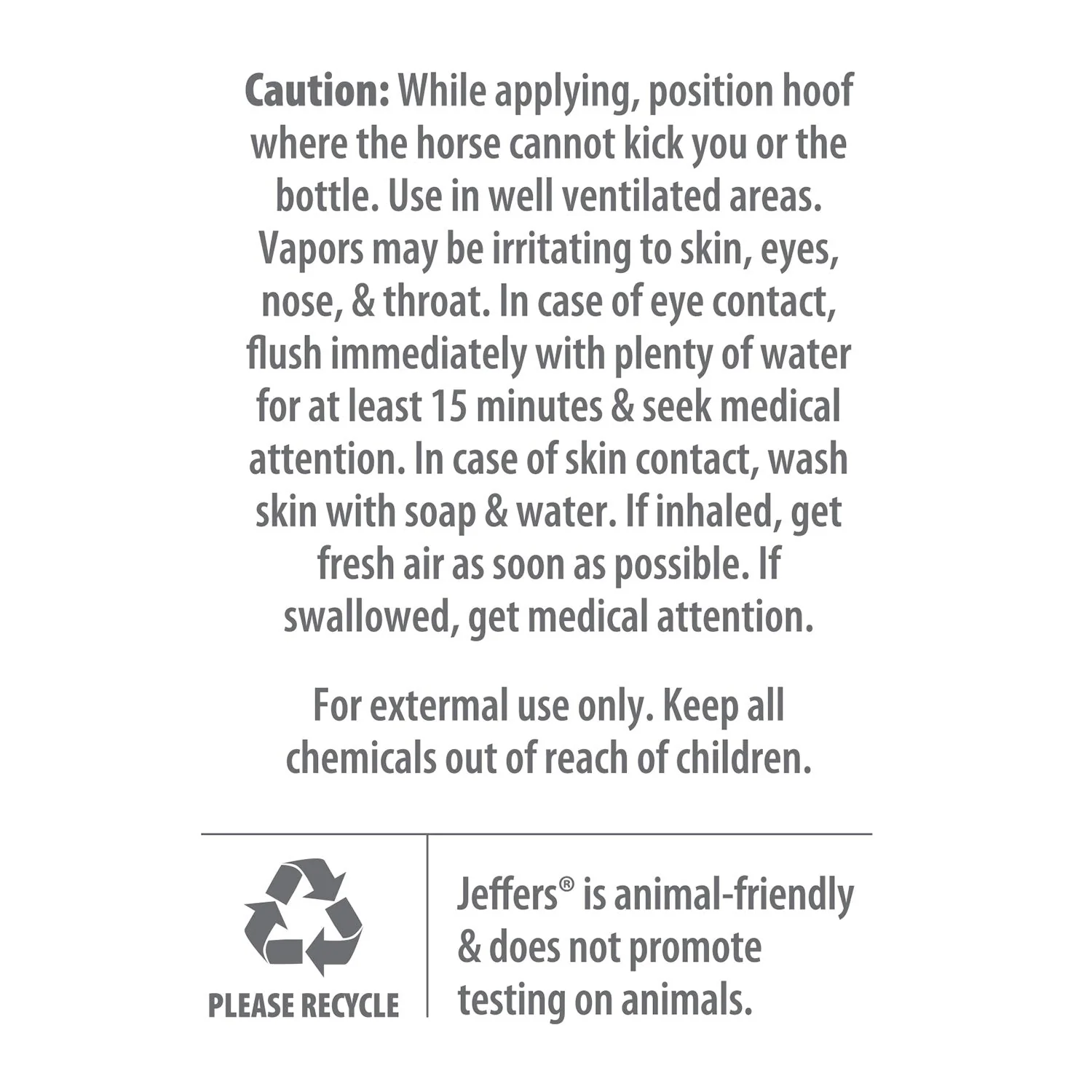 Jeffers Thrush Away Hoof Treatment for Thrush in Horses, 2 oz - Image 5