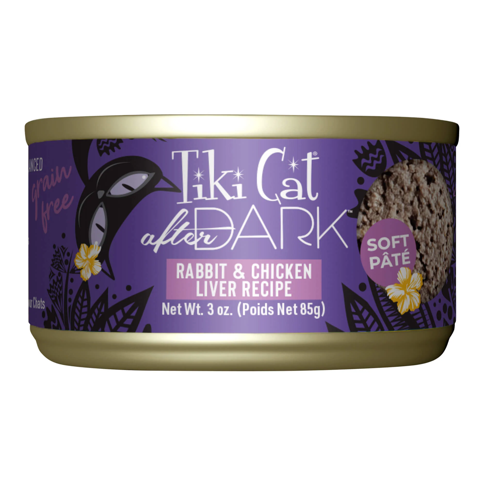 Tiki Cat After Dark Pâté Wet Cat Food, Grain-Free, High-Protein, Adult Cat Meal with Organ Meats – 3 oz Cans, Case of 12 - Image 5