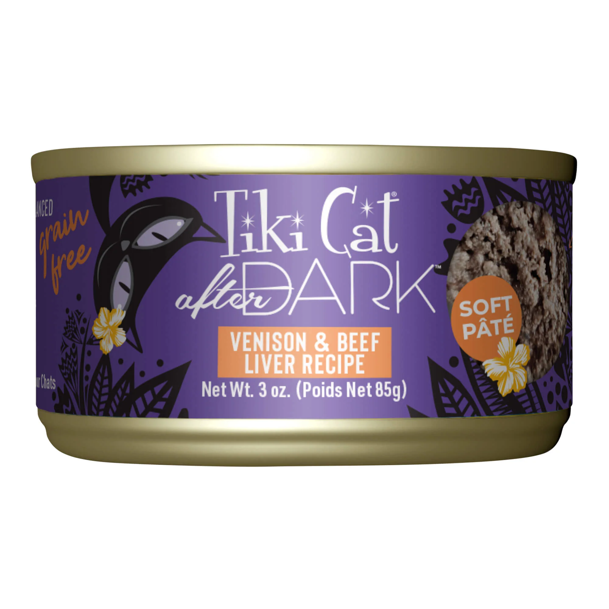 Tiki Cat After Dark Pâté Wet Cat Food, Grain-Free, High-Protein, Adult Cat Meal with Organ Meats – 3 oz Cans, Case of 12 - Image 9