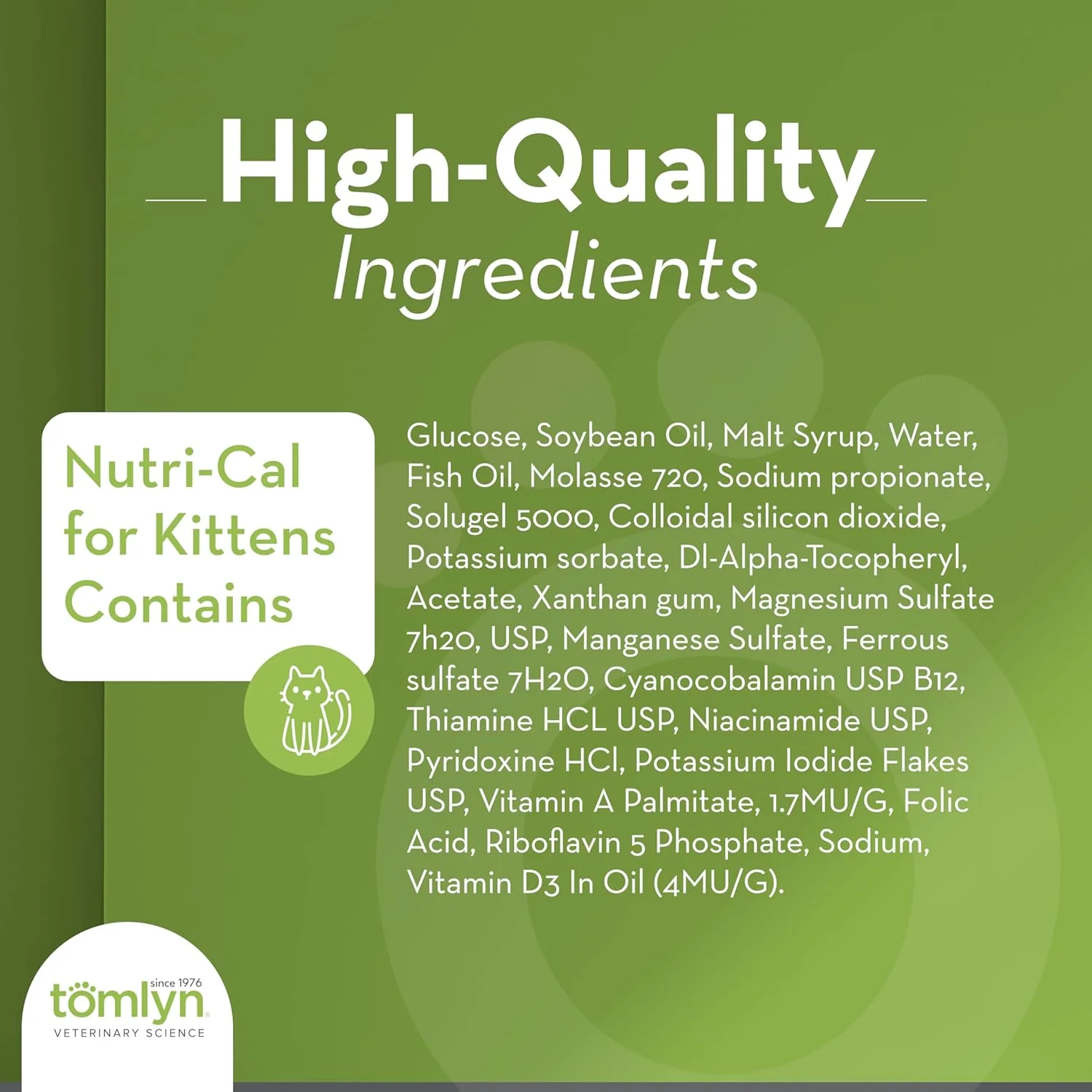 Nutri-Cal® High Calorie Nutritional Gel Fish Flavor for Kittens, 4.25 oz - Image 4