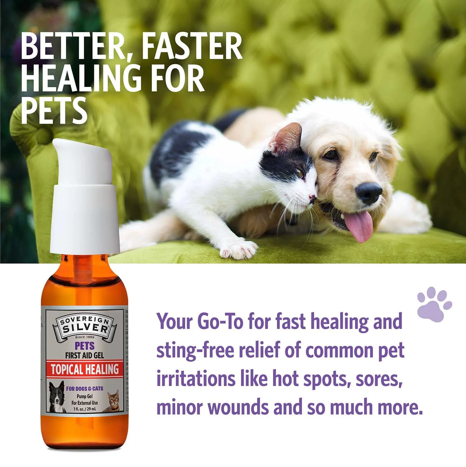 Topical First Aid Gel – Heals, Soothes, Reduces Itching for Dogs & Cats - Image 5