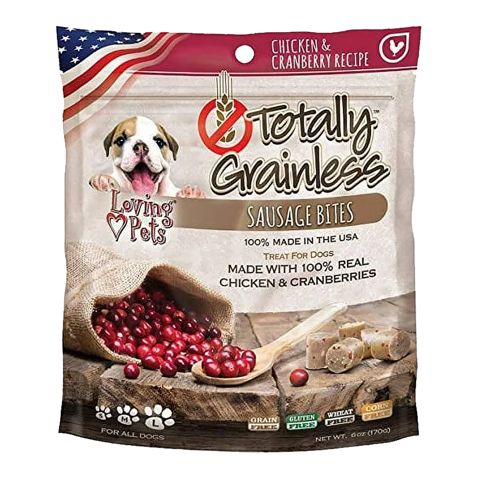 Totally Grainless Sausage Bites Dog Treats