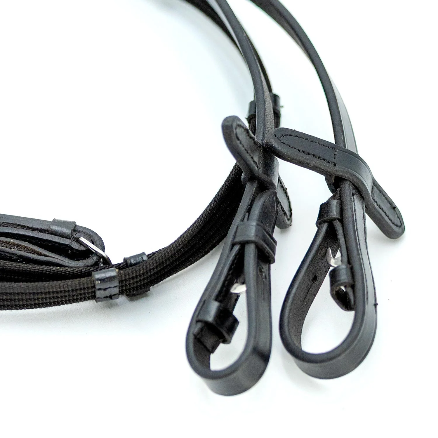 Jeffers Uniquely English "Aachen" Leather Dressage Bridle with Reins for Horses - Image 9