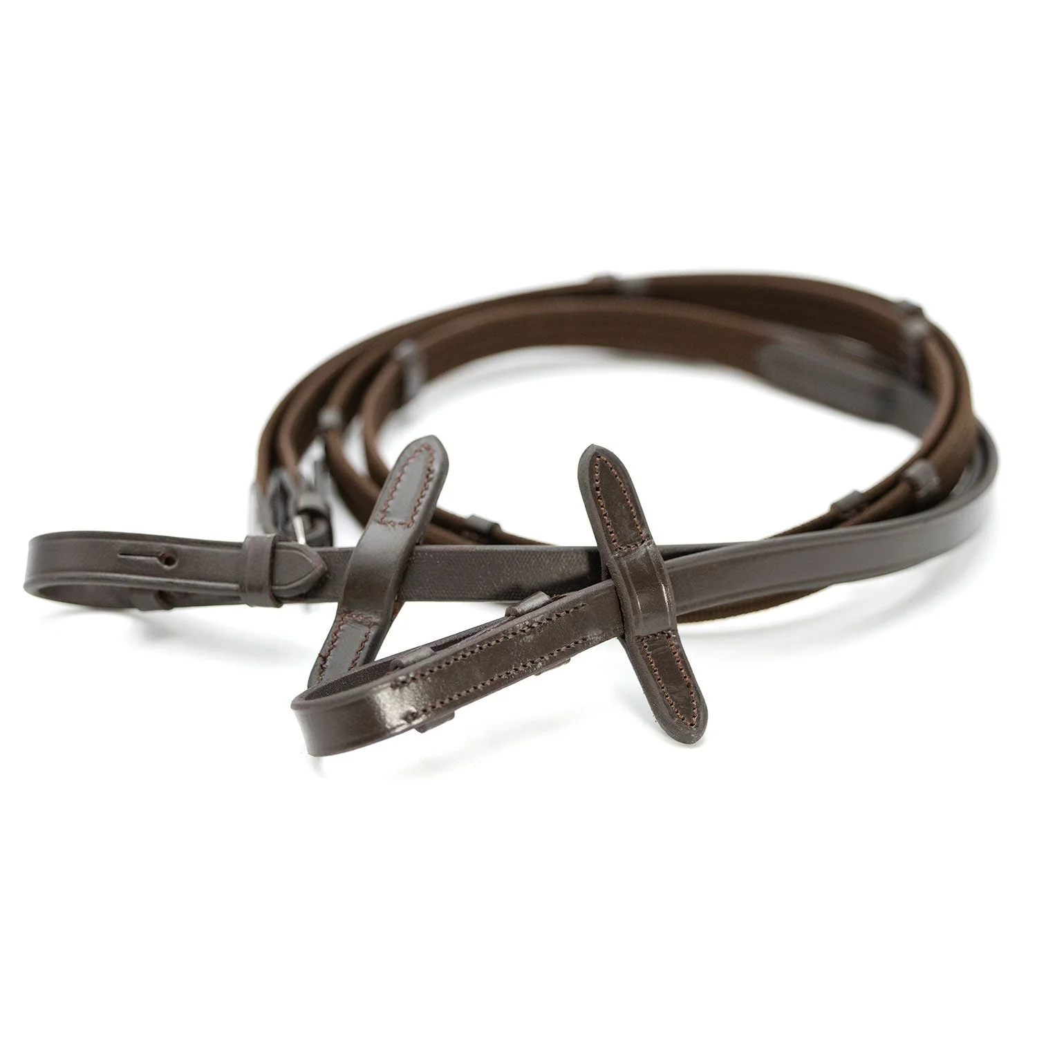 Jeffers Uniquely English "Blenheim" Leather Jumping Bridle with Reins for Horses - Image 6