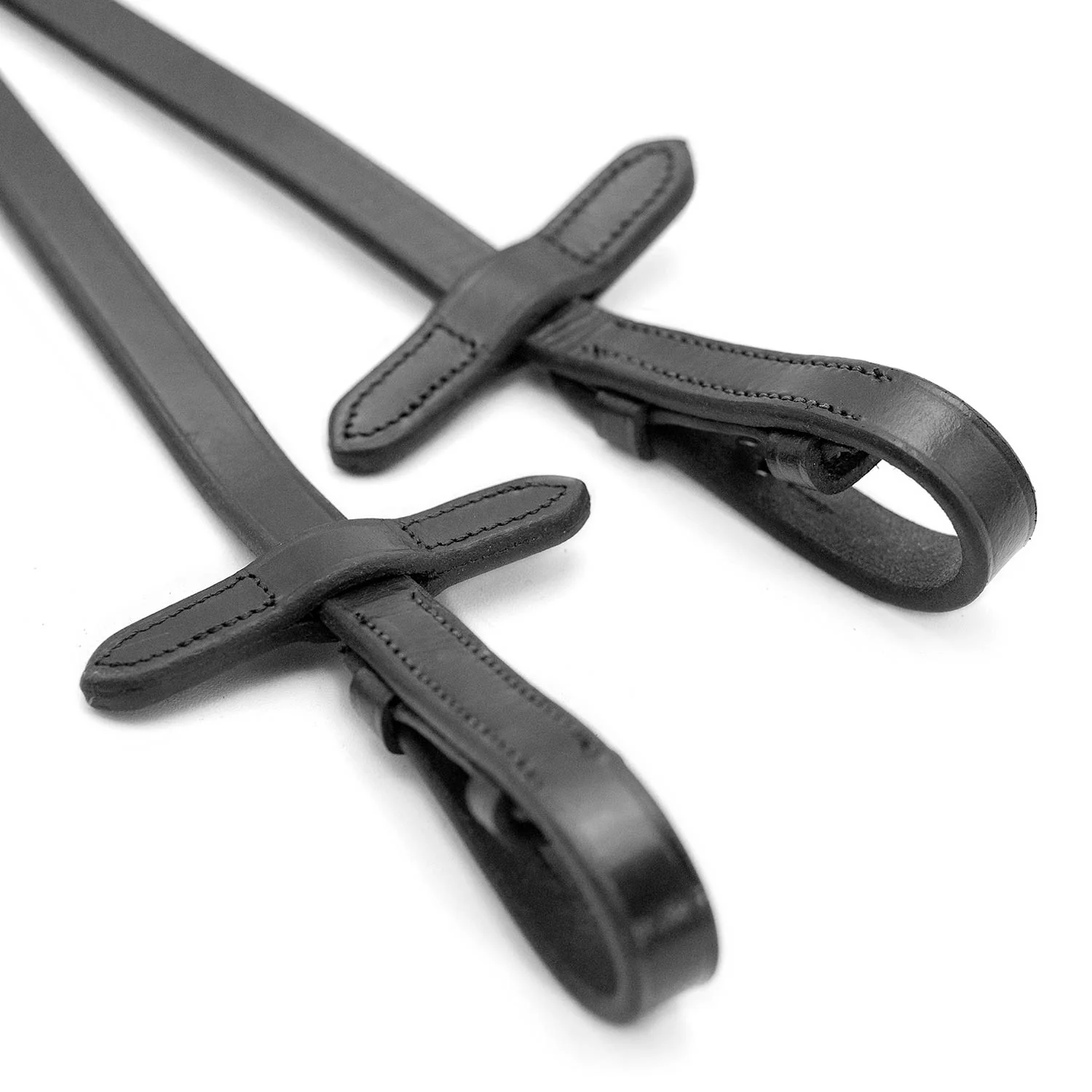 Jeffers Uniquely English Rubber Reins – Premium Leather, Non-Slip Grip, 54" for Horse Riding - Image 11
