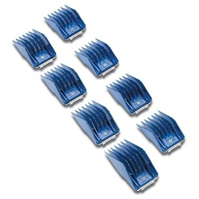 Andis 8-Piece Universal Large Attachment Comb Set (Sizes 5/8" to 1-1/4")