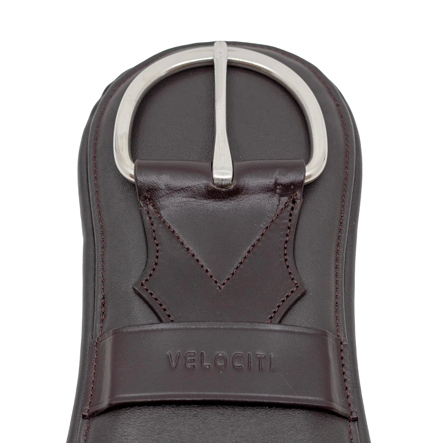 Velociti Western Leather Cinch with Memory Foam – Anatomical Horse Cinch - Image 3