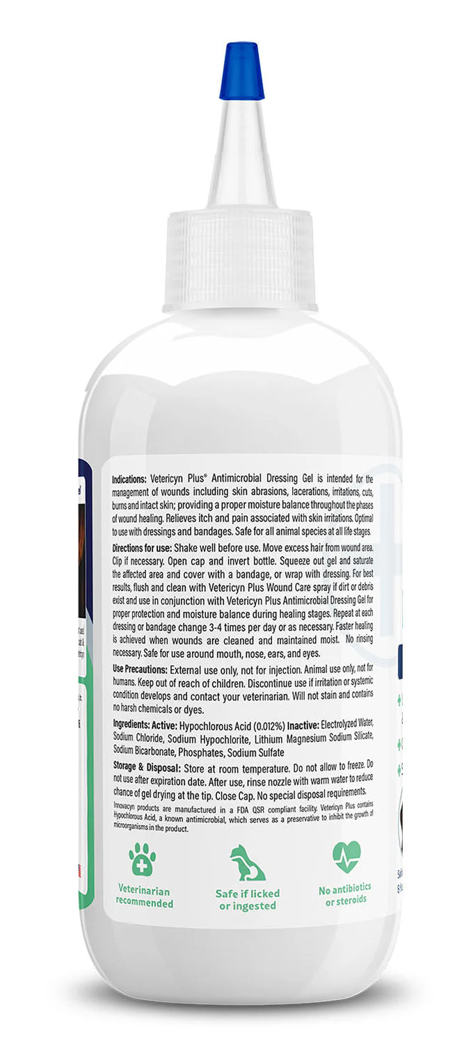 Vetericyn Plus Antimicrobial Dressing Gel, 8 oz - Image 7