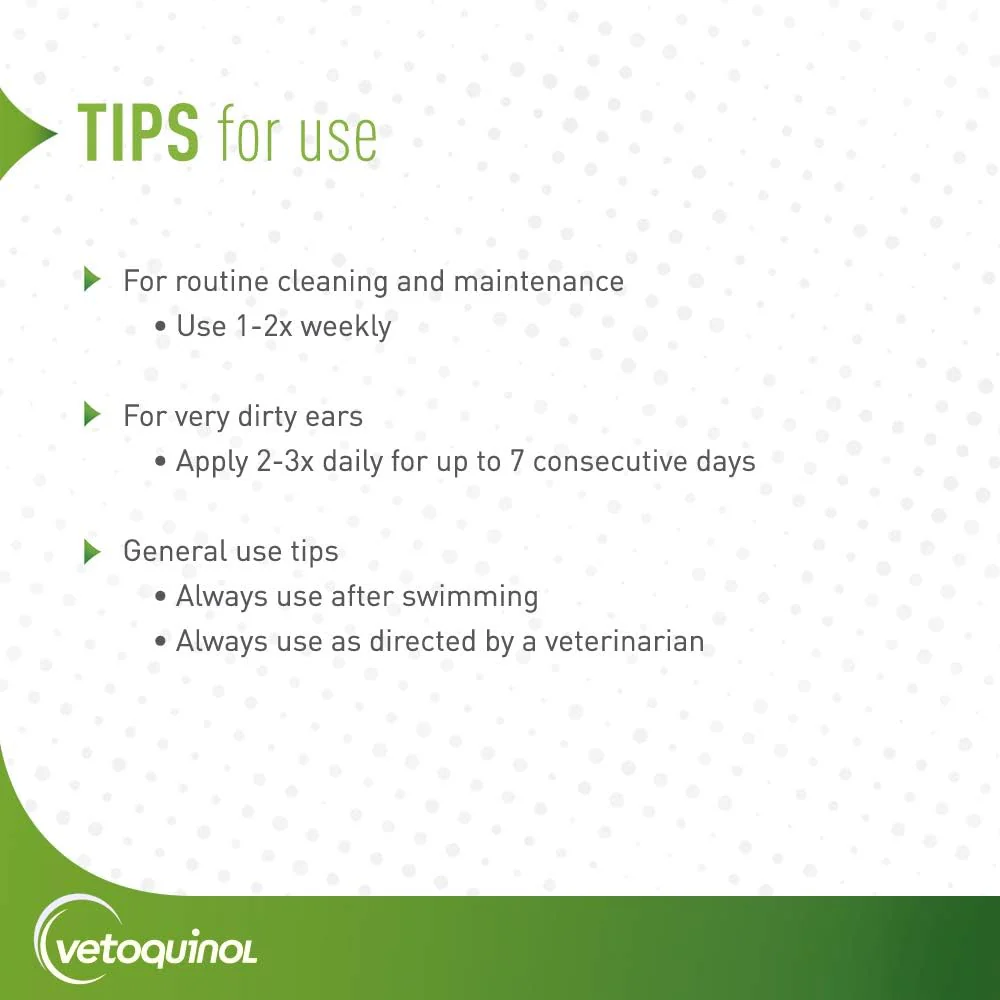 Vetoquinol Ear Cleansing Solution with Aloe for Dogs & Cats - Image 6
