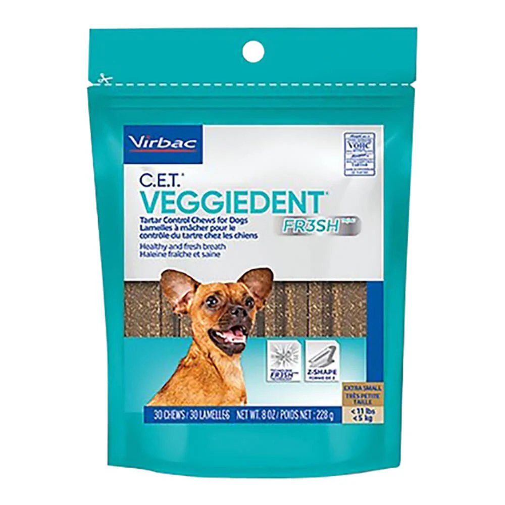 Virbac C.E.T. VeggieDent Fr3sh Dental Chews - Image 2