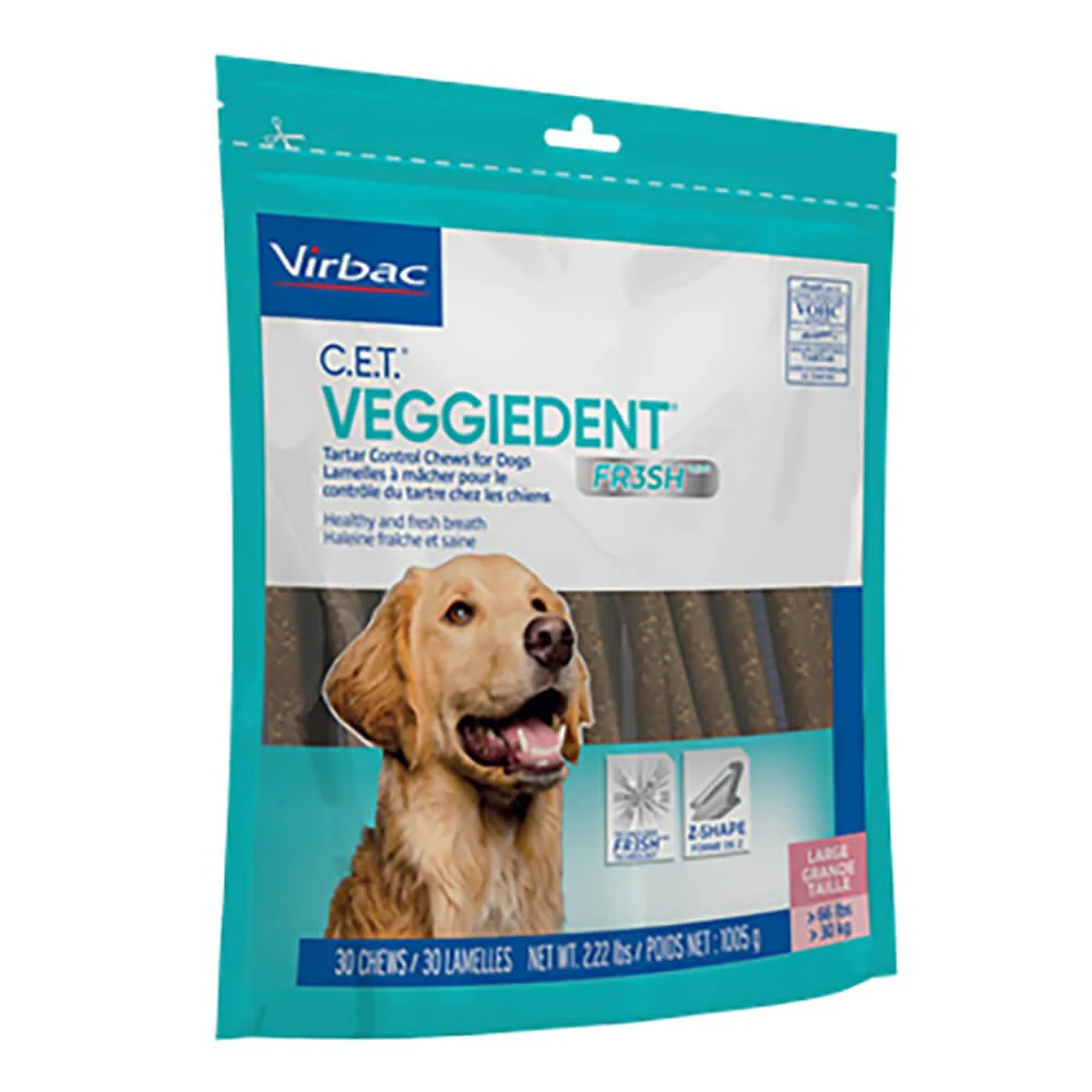 Virbac C.E.T. VeggieDent Fr3sh Dental Chews - Image 4