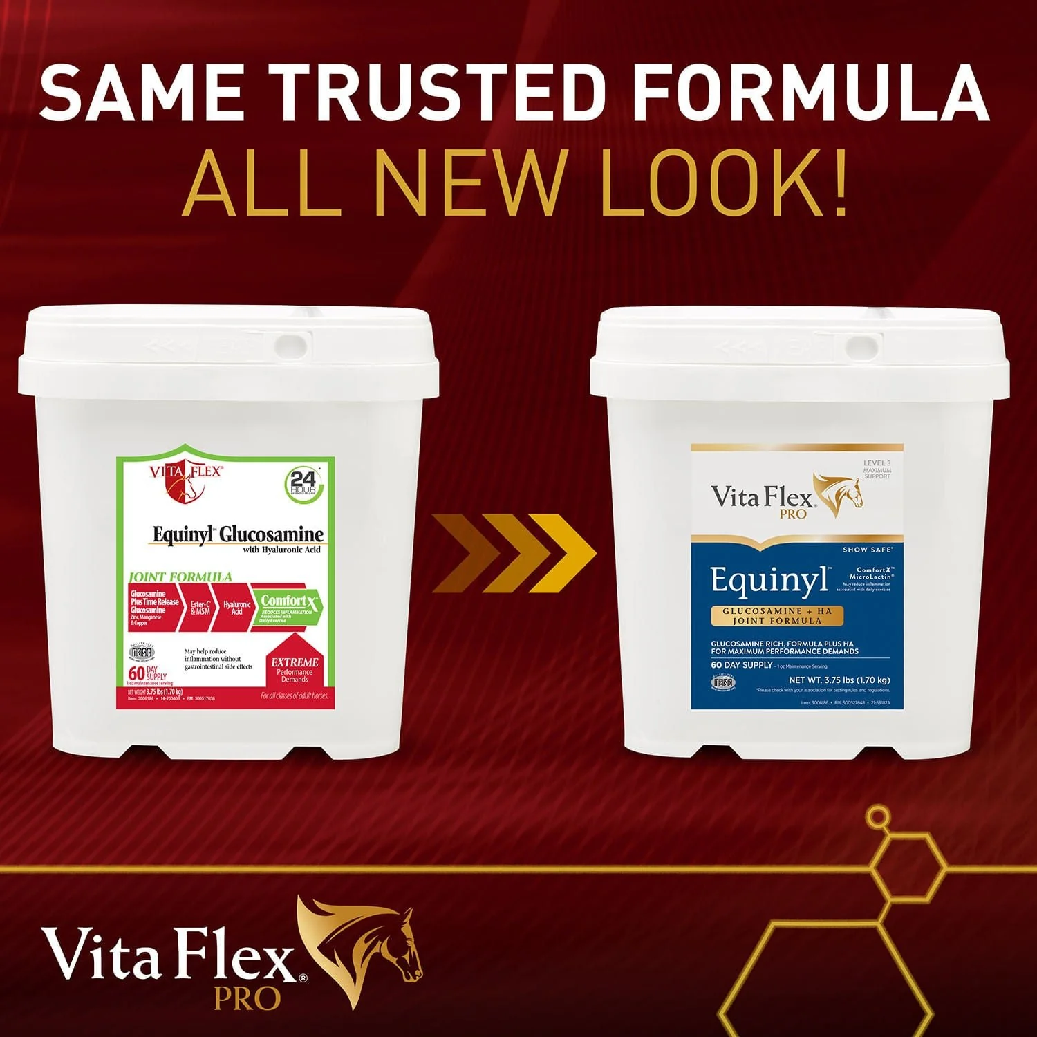 Vita Flex Equinyl Glucosamine Joint Formula with Hyaluronic Acid, 60 Day Supply - Image 3