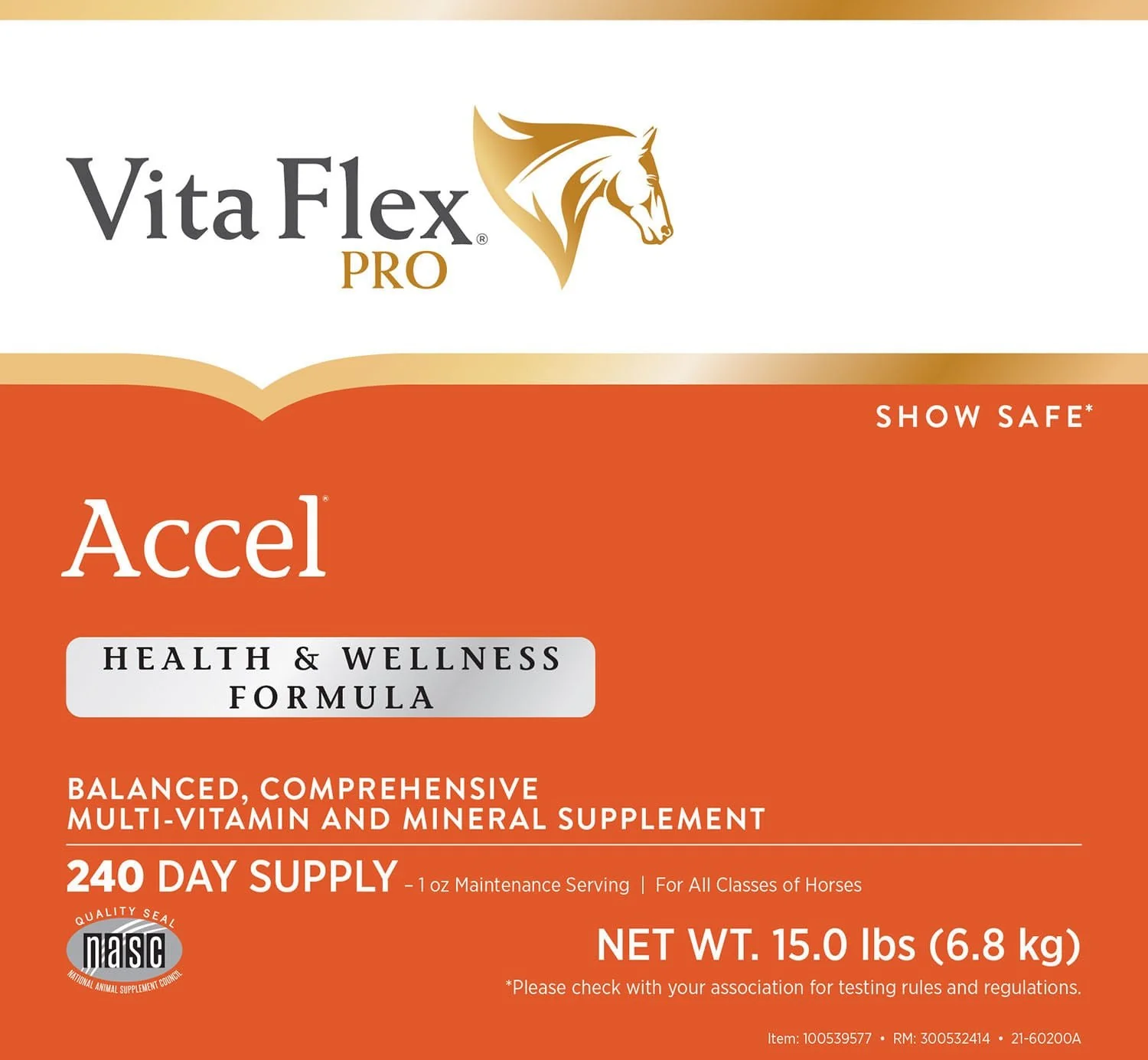 Vita Flex Pro Accel Health & Wellness Formula, Supplement for Horses - Image 2