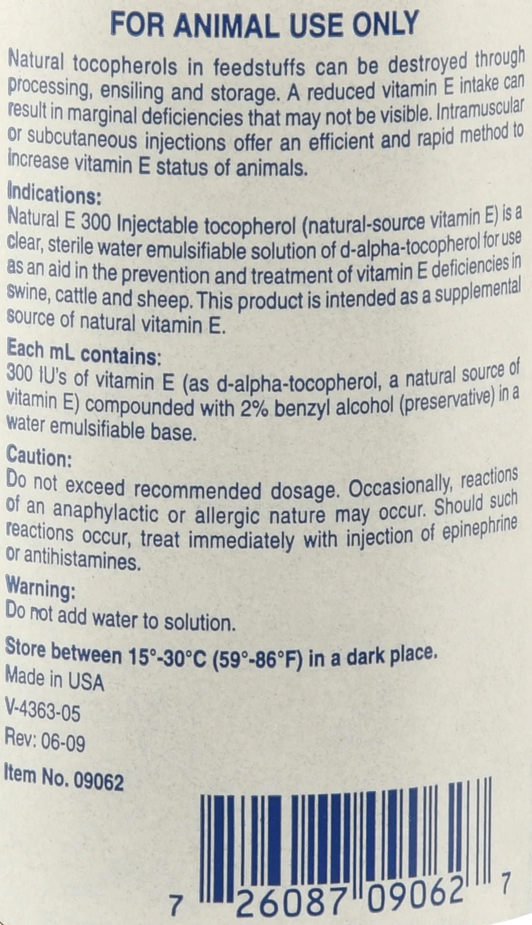Vitamin E-300 Injection for Livestock - Image 2