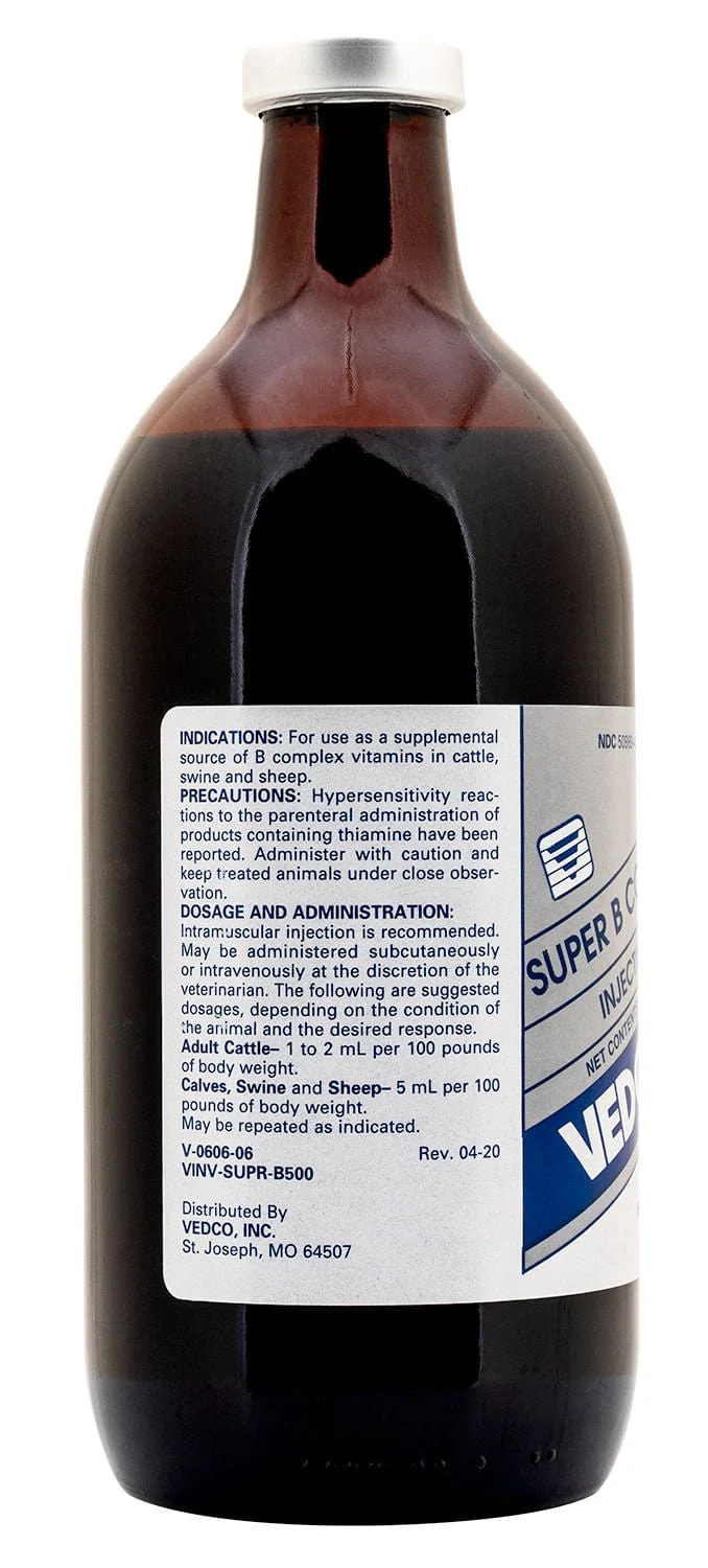 Super B Complex Injectable for Cattle, Swine, & Sheep - Image 10