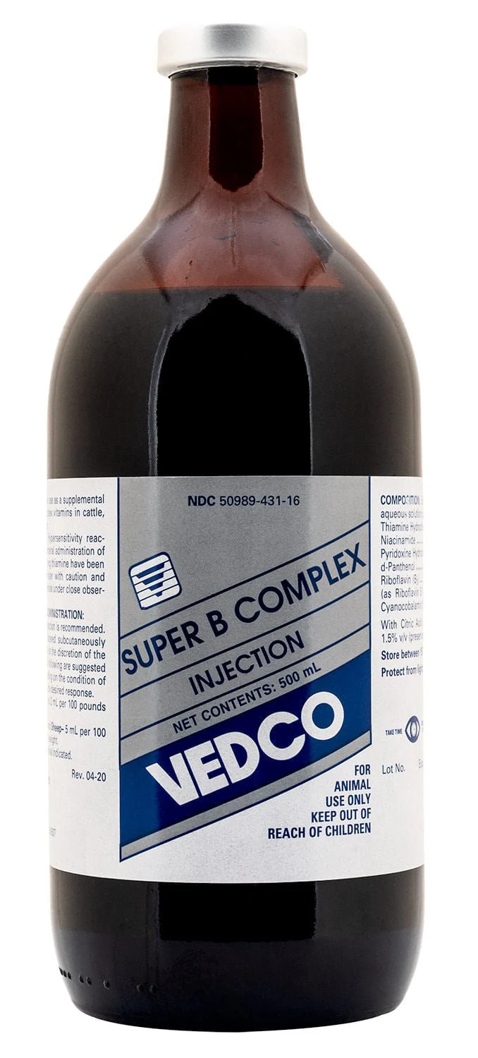 Super B Complex Injectable for Cattle, Swine, & Sheep - Image 6
