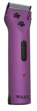 Wahl Arco Clipper with 5-in-1 Blade, Purple with Paw Prints