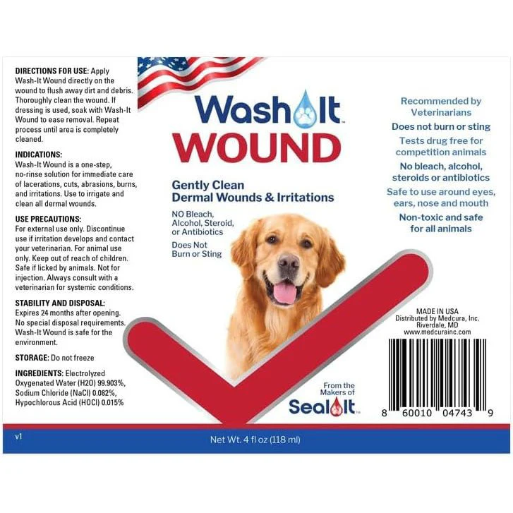 Wash It Wound Wash for Pets, 4 oz - Image 6