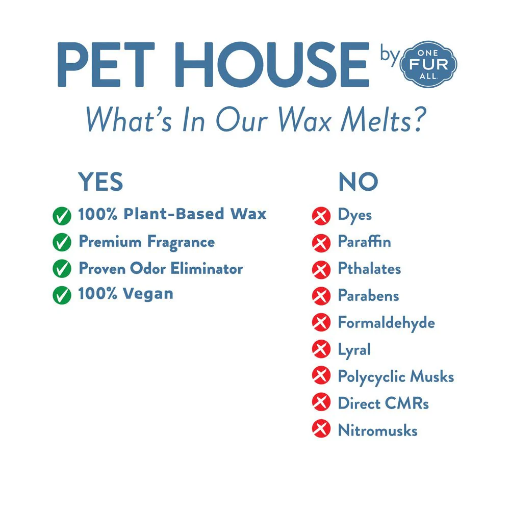 Pet House Pet Odor Wax Melts – 100% Natural Plant-Based, Odor-Eliminating, Paw-Shaped, Pet-Friendly - Image 4