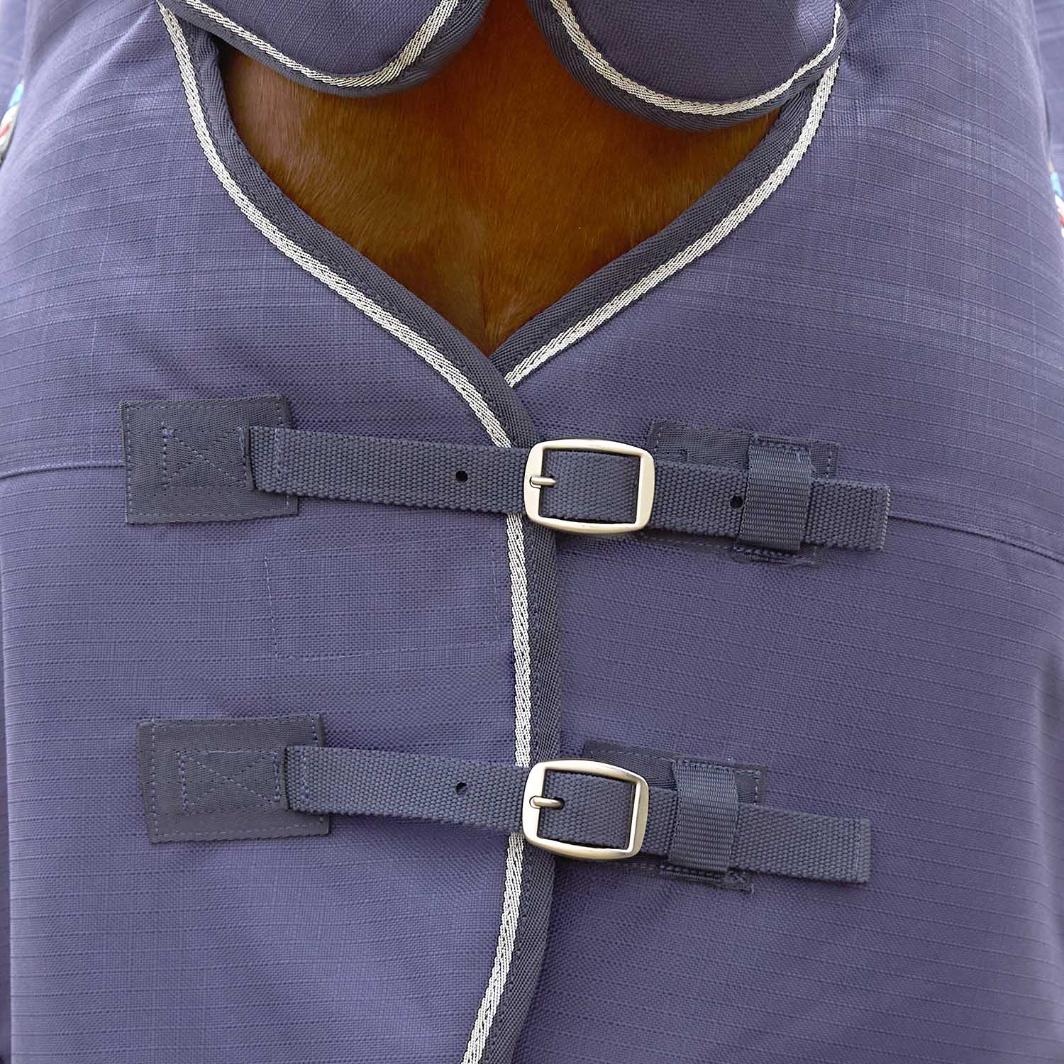 WeatherBeeta ComFiTec Prelim 1200 Denier Combo Neck Turnout Sheet for Horses - Comfortable & Durable Protection - Image 2