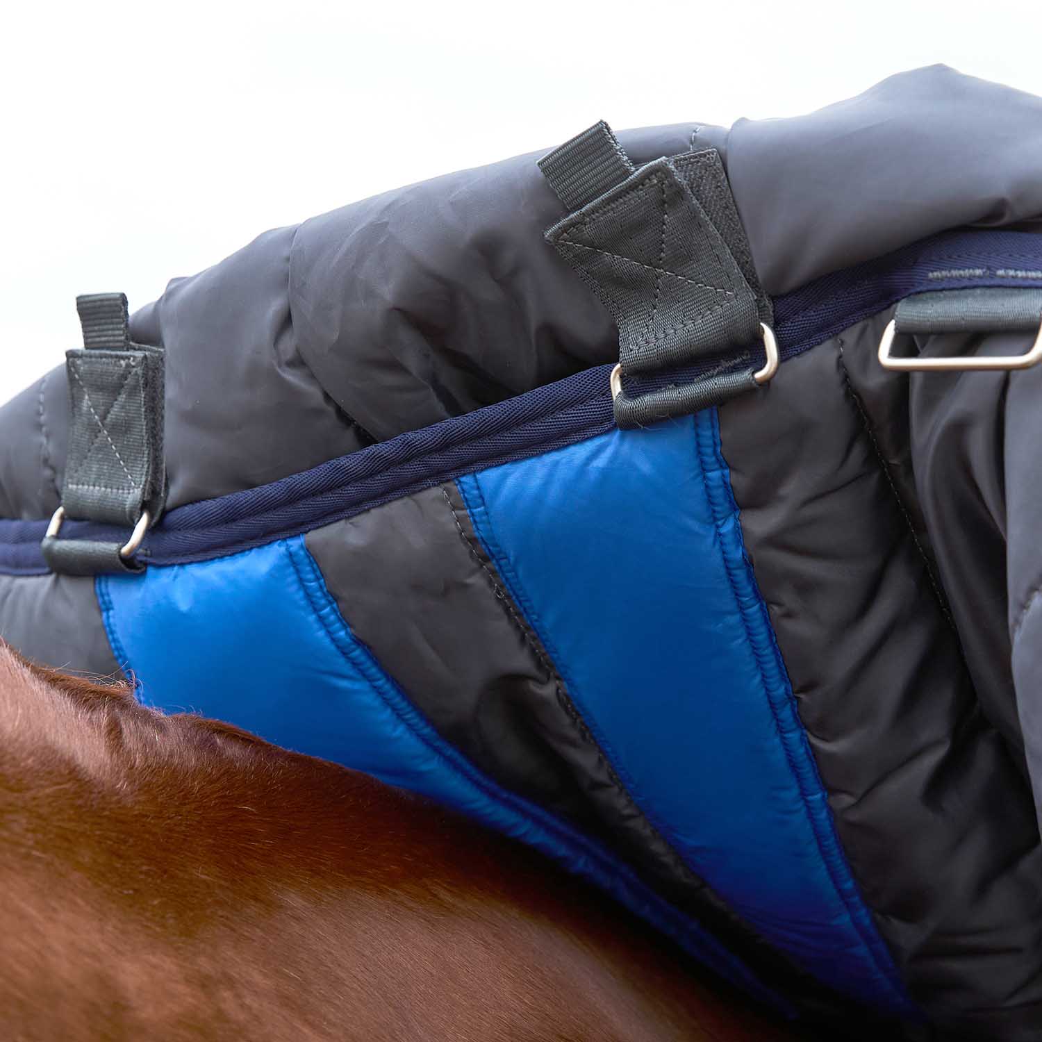 WeatherBeeta ComFiTec Ultra Detach-A-Neck Heavy Weight Turnout Blanket for Horses - 1800D, 360g Polyfill, Waterproof & Breathable - Image 3